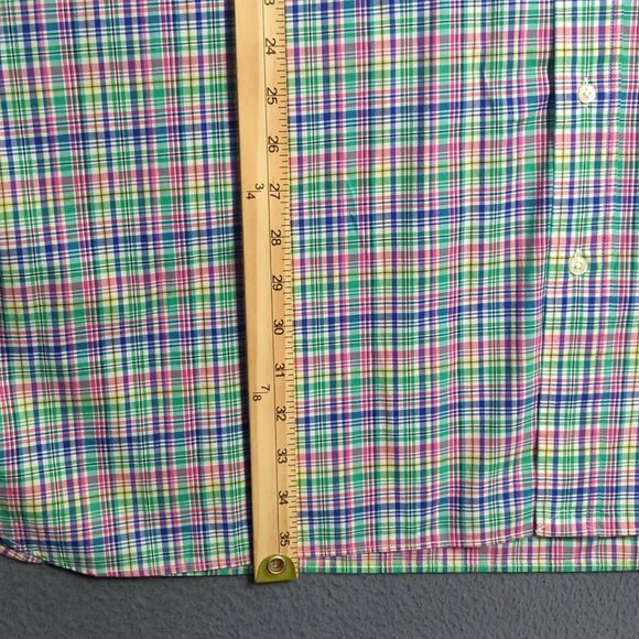 Ralph Lauren Shirt Men's 3XLT Multicolor Cotton Stretch Long Sleeve Button Up - Picture 6 of 10